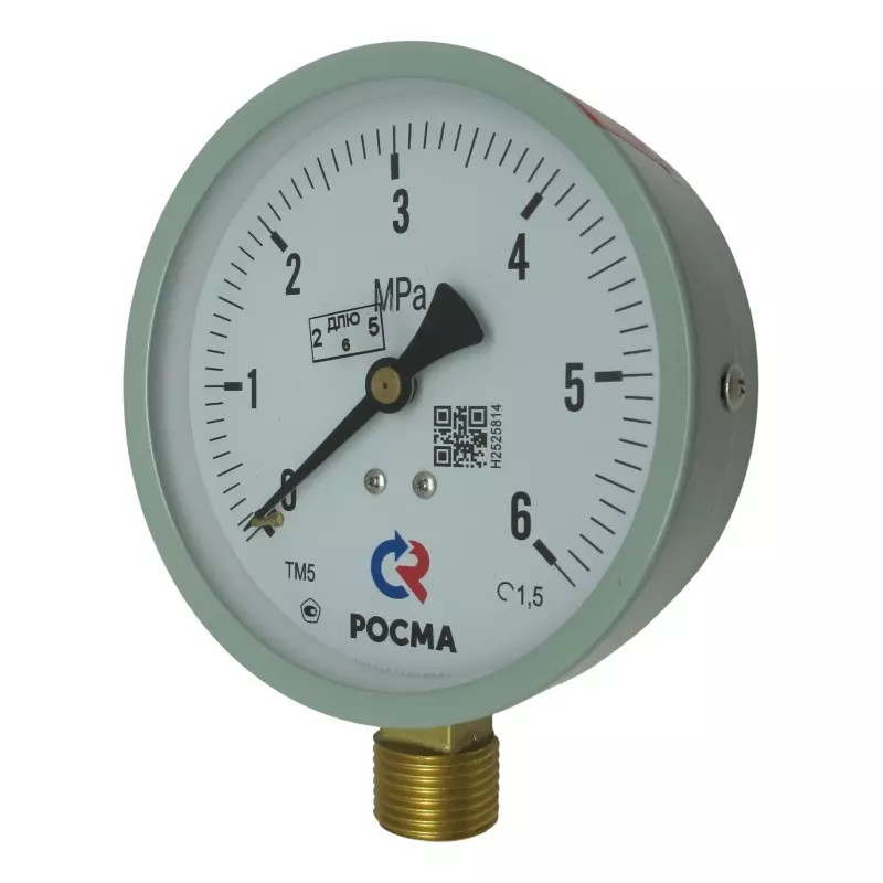 Манометр общетехнический ТМ-510Р.00(0-6,0МПа) G1/2.1,5 М2 