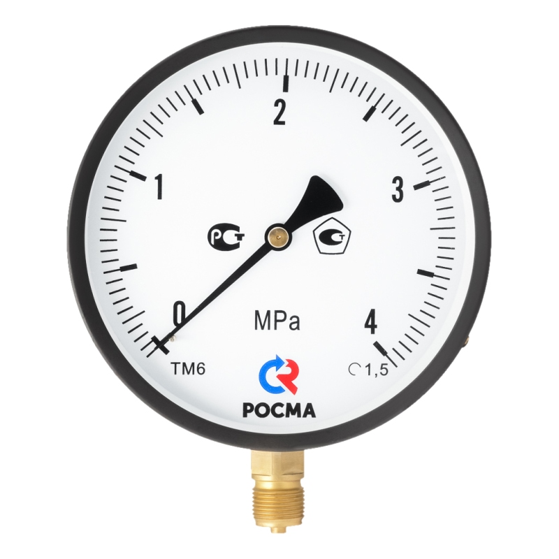 Манометр общетехнический ТМ-610Р.00(0-0,1МПа) G1/2 