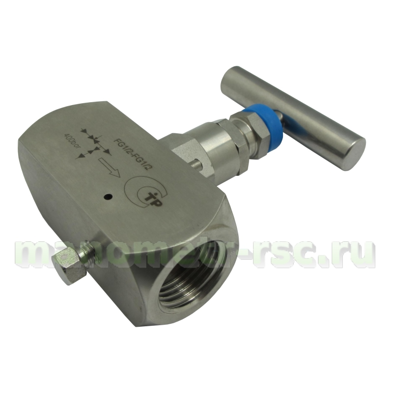 Игольчатый клапан SS-V4 G1/2-G1/2 (внутр.-внутр.), нерж. 